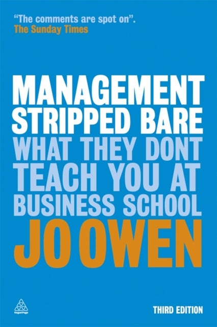 Management Stripped Bare - Paperback English by Jo Owen - 15/04/2012 