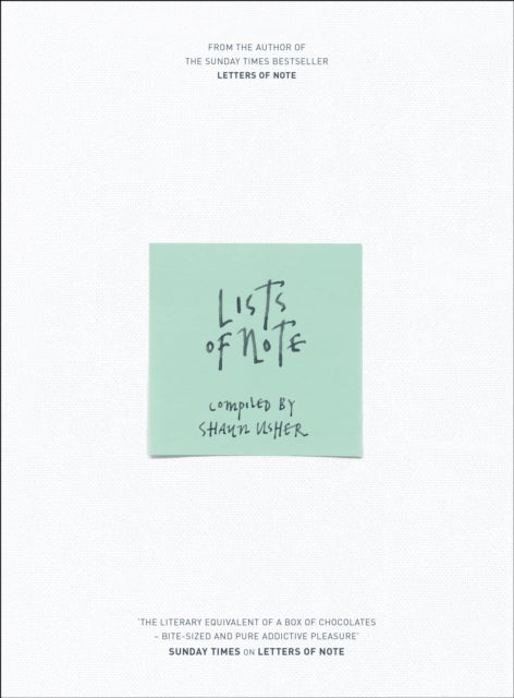 Lists of Note - Hardcover English by Shaun (complied by) USHER - 7/6/1905