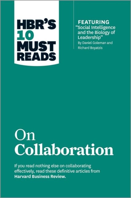 HBR's 10 Must Reads on Collaboration Paperback English by Harvard Business Review - 41309 
