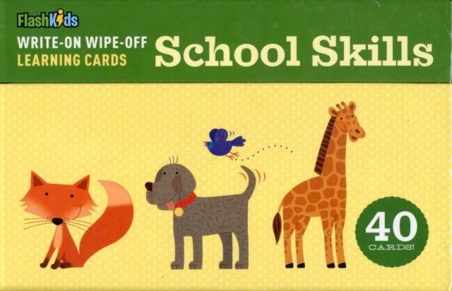 Write-On Wipe-Off Learning Cards Cards English - 40972