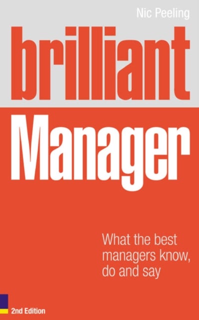 Brilliant Manager - Paperback English by Nic Peeling - 19/11/2008 