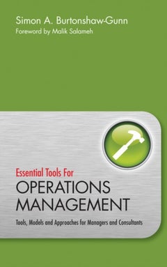 Essential Tools for Operations Management printed_book_hardback english - 15/03/2010