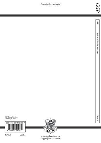 KS1 Mental Maths Workout - Year 1 Paperback English by William Hartley - 41773  - Image 2
