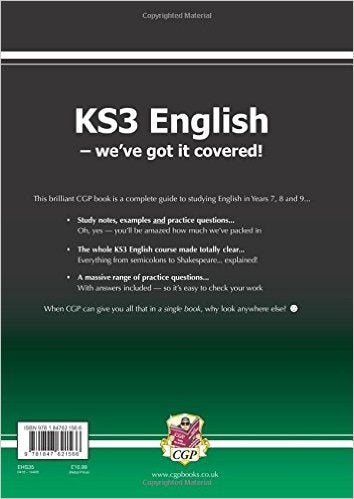 KS3 English Complete Study & Practice Paperback English by CGP Books - 41773  - Image 2