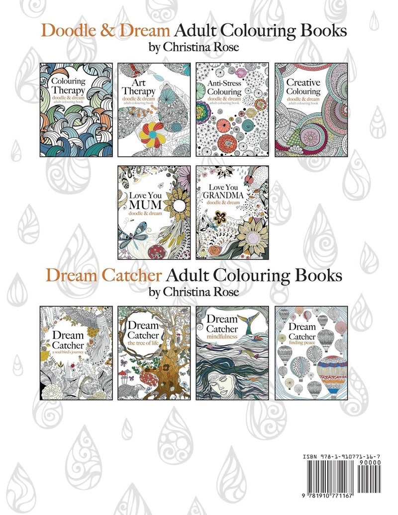Anti-Stress Colouring: Doodle & Dream Paperback English by Christina Rose - 42221  - Image 2