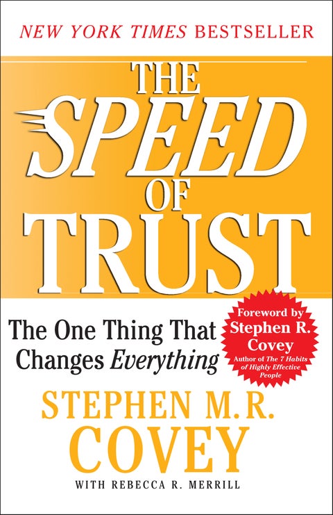 The Speed of Trust Paperback English by Stephen M .R. Covey - 39570