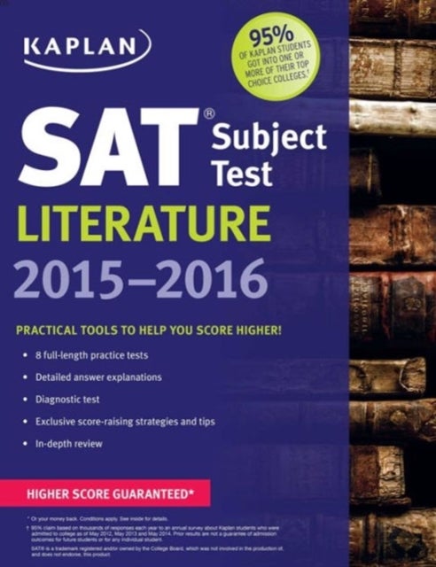 Kaplan Sat Subject Test Literature 2015-2016 - Paperback English by Kaplan - 03/03/2015