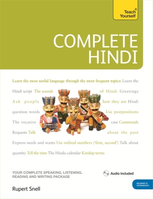 Teach Yourself Complete Hindi - Paperback English by Rupert Snell - 26/11/2010 