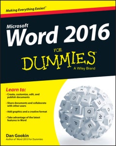 Word 2016 For Dummies printed_book_paperback english - 09/10/2015 