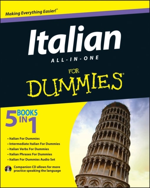 Italian All-In-One For Dummies Paperback English by Antonietta Di Pietro - 41537 