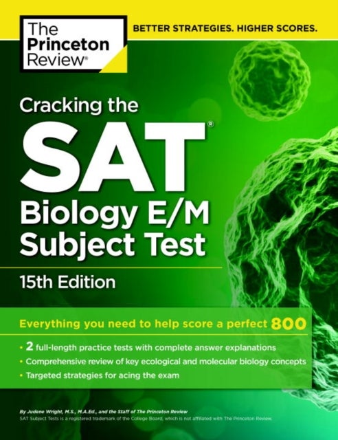 Cracking The Sat Biology E M Subject Test Paperback English by Princeton Review - 42195 