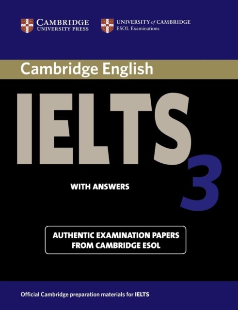 null - Cambridge IELTS 3 Student's Book with Answers : Examination Papers from the University of Cambridge Local Examinations Syndicate Paperback English by University Of Cambridge - 37264 - Image 1