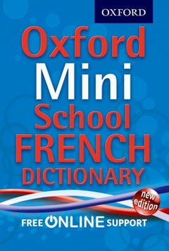 Oxford Mini School French Dictionary Paperback English by Oxford Dictionaries - 40913 