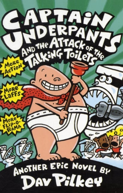 Captain Underpants And The Attack Of The Talking Toilets - Paperback English by Dav Pilkey - 01/06/2000 