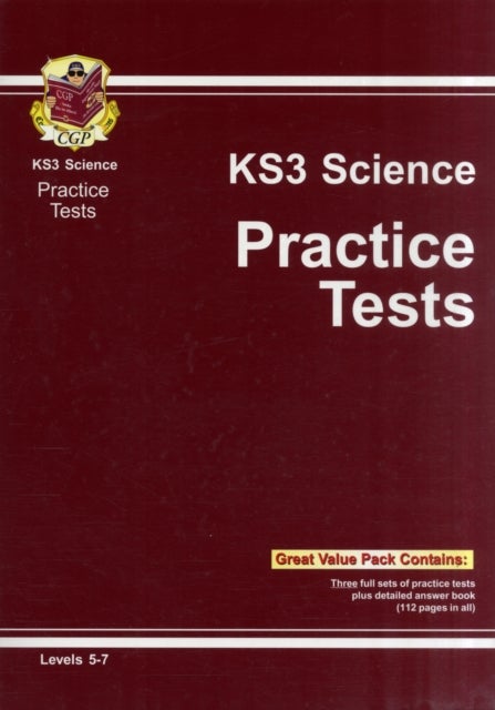 null - Ks3 Science Practice Tests - Levels 5-7 Paperback English by CGP Books - 39814 - Image 1
