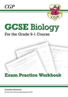 New Grade 9-1 GCSE Biology: Exam Practice Workbook With Answers Paperback English by CGP Books - 42465