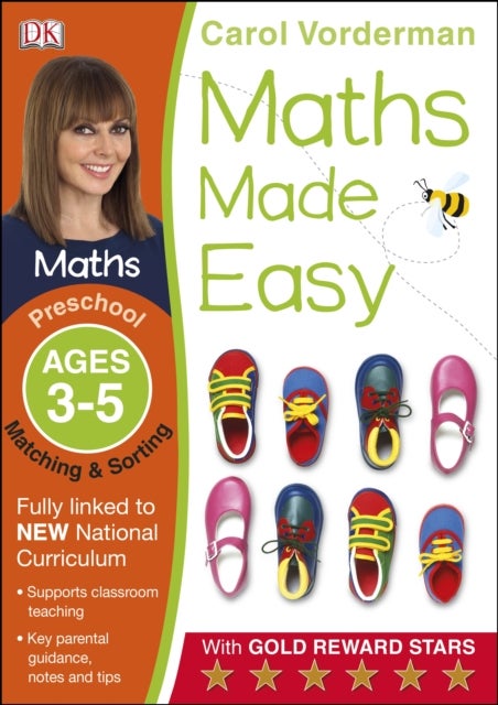 Maths Made Easy Matching And Sorting Preschool Ages 3-5 Paperback English by Carol Vorderman - 41646