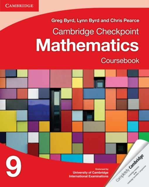 Cambridge Checkpoint Mathematics Mathematics Coursebook 9 - Paperback English by Greg Byrd - 06/06/2013