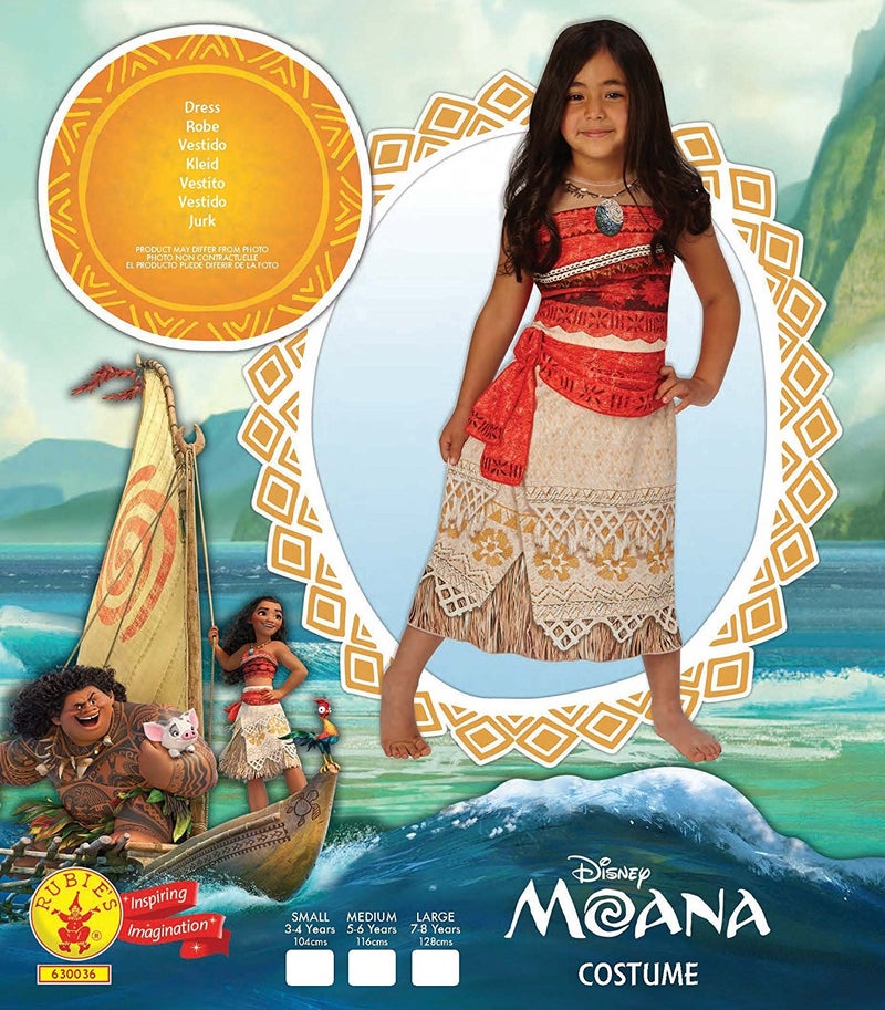 RUBIE'S - Classic Character Moana Cosplay Costume Large - Image 1