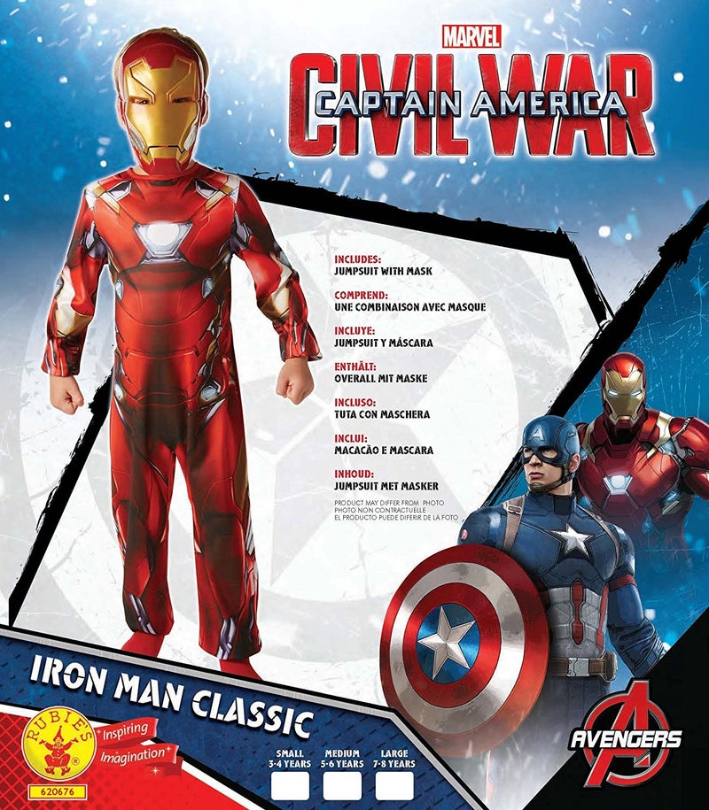 RUBIE'S Avengers Civil War Iron Man Costume 620581_M Large - Image 2