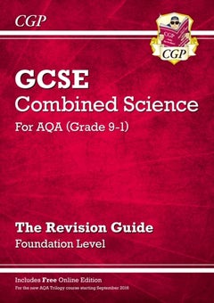 New Grade 9-1 Gcse Combined Science: Aqa Revision Guide With Online Edition - Foundation printed_book_paperback english 