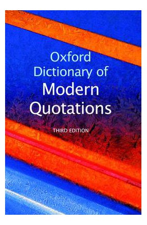 Oxford Dictionary Of Modern Quotations - Hardcover English by Elizabeth Knowles - 23/08/2007 