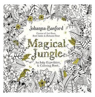 Magical Jungle: An Inky Expedition And Coloring Book For Adults Paperback English by Johanna Basford - 42621