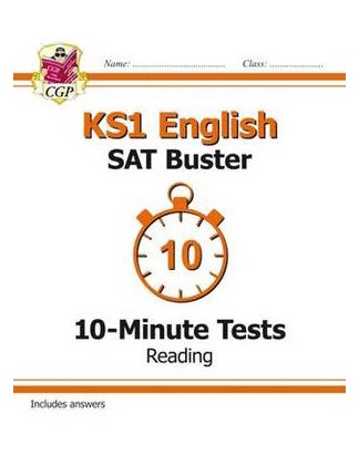 New KS1 English Sat Buster 10-Minute Tests: Reading Paperback English by CGP Books - 42725 
