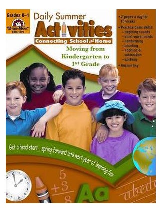 Daily Summer Activities Moving From K To 1st Grade - Paperback English by Jo Ellen Moore - 15/01/2000 