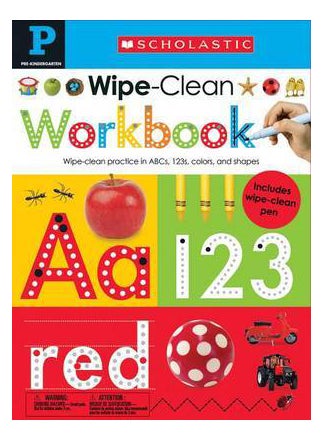 Wipe Clean Workbooks: Pre K S Hardcover English by Inc. Scholastic - 42325
