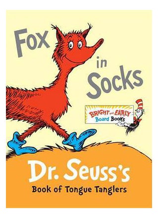 Fox In Socks Board Book English by Dr. Seuss - 40904 