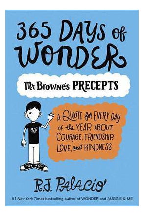 365 Days Of Wonder: Mr. Browne's Precepts Paperback English by Rj Palacio - 42612 