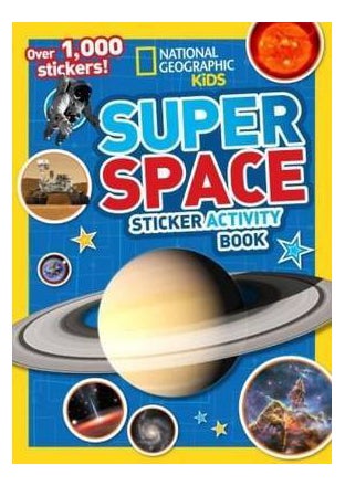 كتاب أنشطة ملصقات الفضاء الفائق
