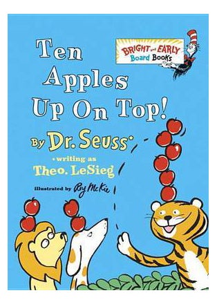 Ten Apples Up On Top! Board Book English by Dr Seuss - 36046 