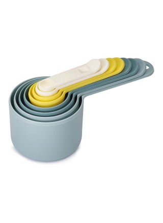 8-Piece Nest Measure Measuring Cup Set Yellow/Blue - v1502304993/N11058717A_1
