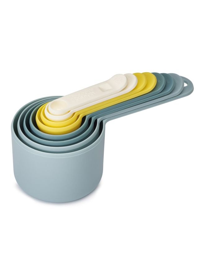 Joseph Joseph 8-Piece Nest Measure Measuring Cup Set Yellow/Blue 