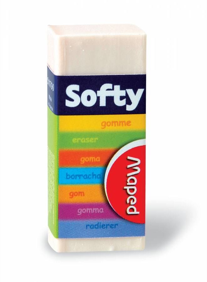 Softy Eraser White