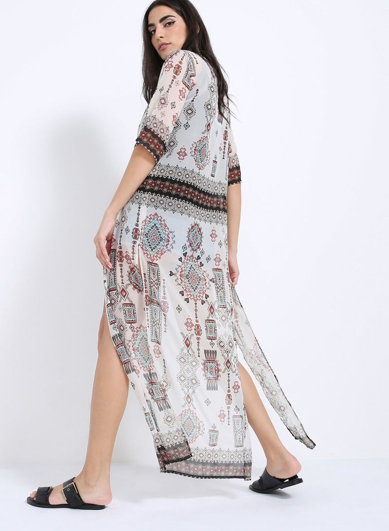 Blue Ink Beachwear Eva Beach Robe Multicolour  - Image 2