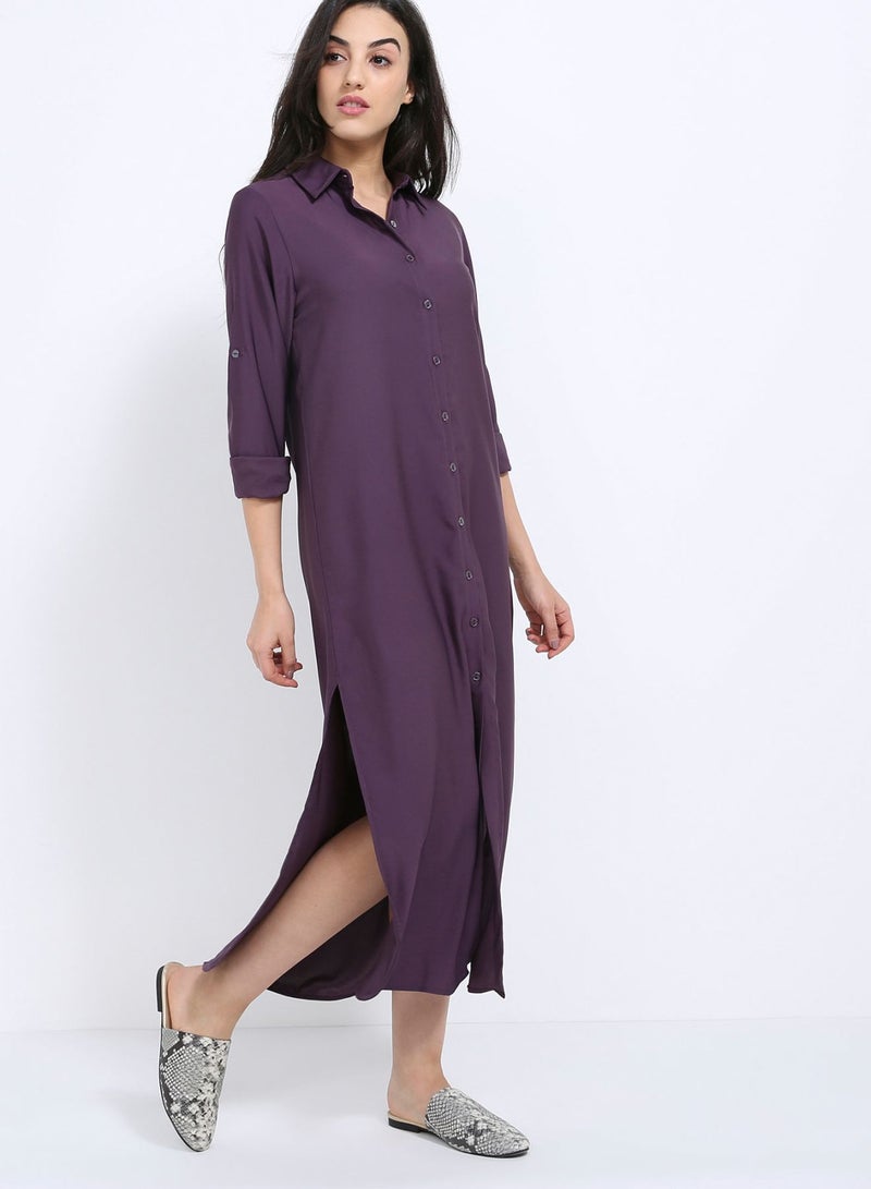 Seden Long T-Shirt Wine - Image 1