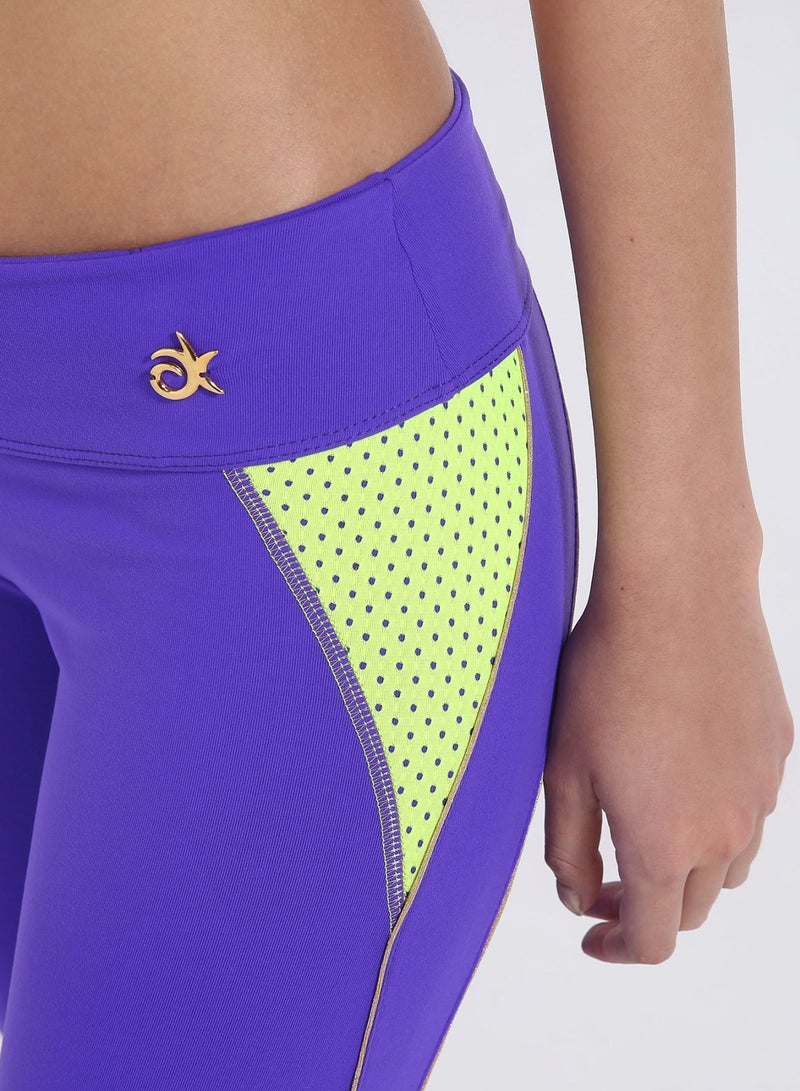 ACTIVEFIT Ciclos Capri Purple  - Image 4