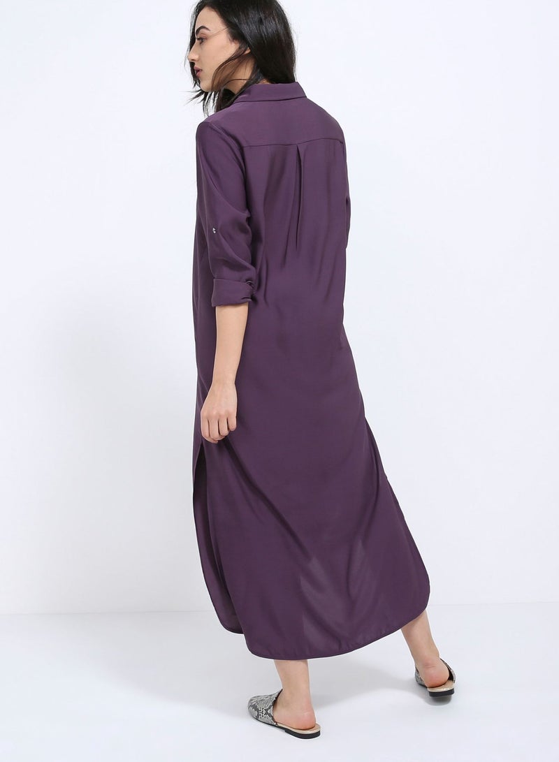 Seden Long T-Shirt Wine - Image 2