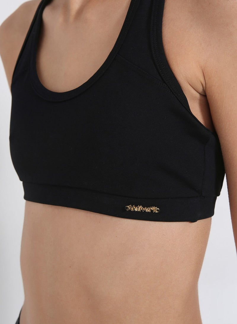 ACTIVEFIT Kiwi T-Shirt Black - Image 4