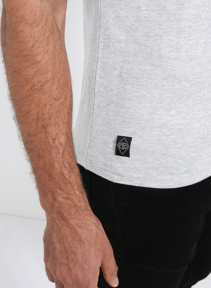 Unitrybb Round Neck T-Shirt Grey - Image 4