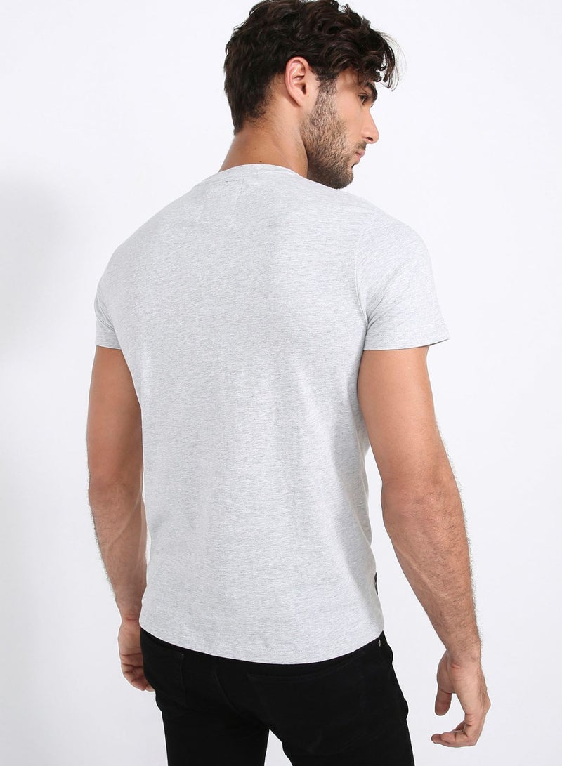 Unitrybb Round Neck T-Shirt Grey - Image 2
