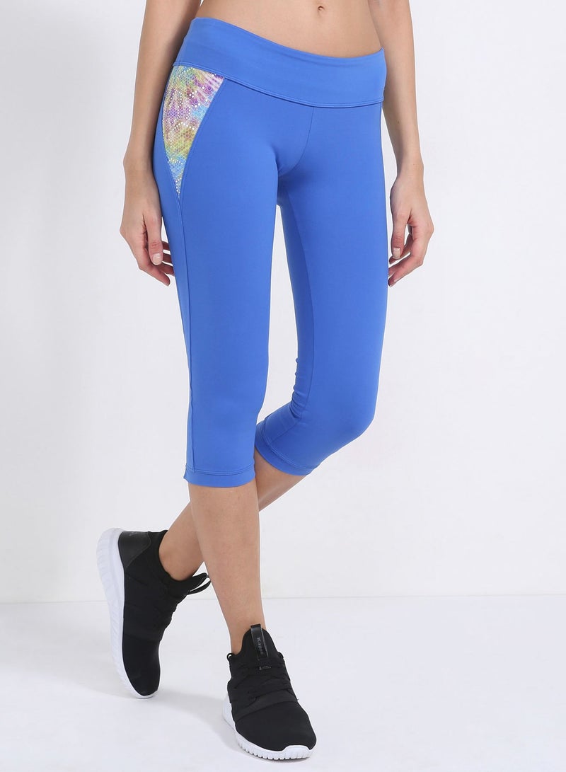 ACTIVEFIT - Hippie Capri King Blue - Image 1