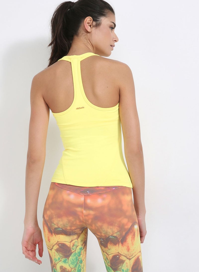 ACTIVEFIT Kiwi Tank Yellow - Image 2