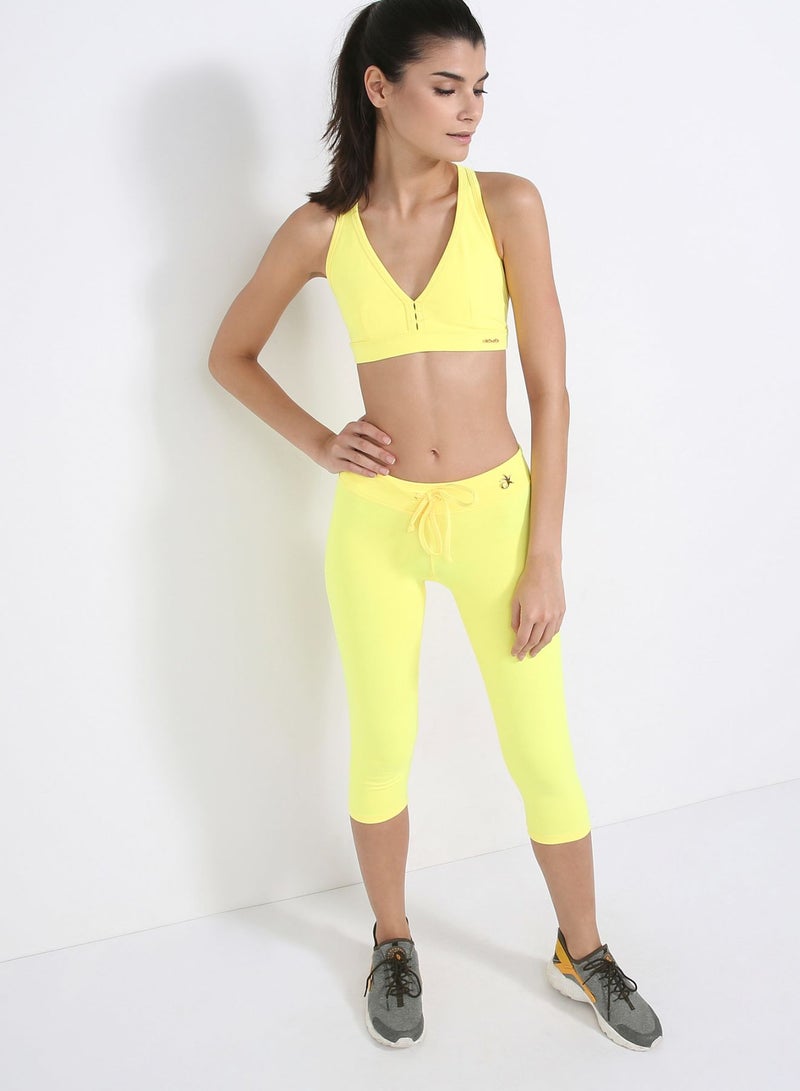 ACTIVEFIT - Sabila Capri Yellow - Image 1