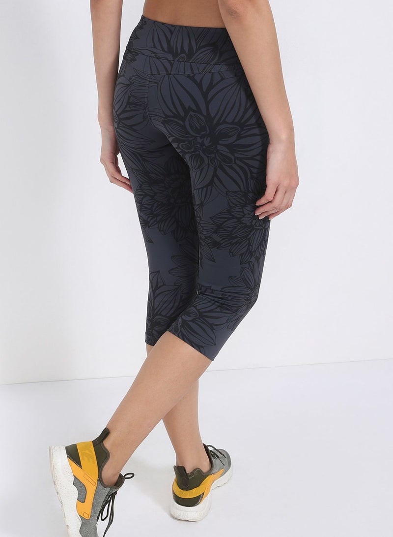 ACTIVEFIT Margarita Capri Black/Grey  - Image 2