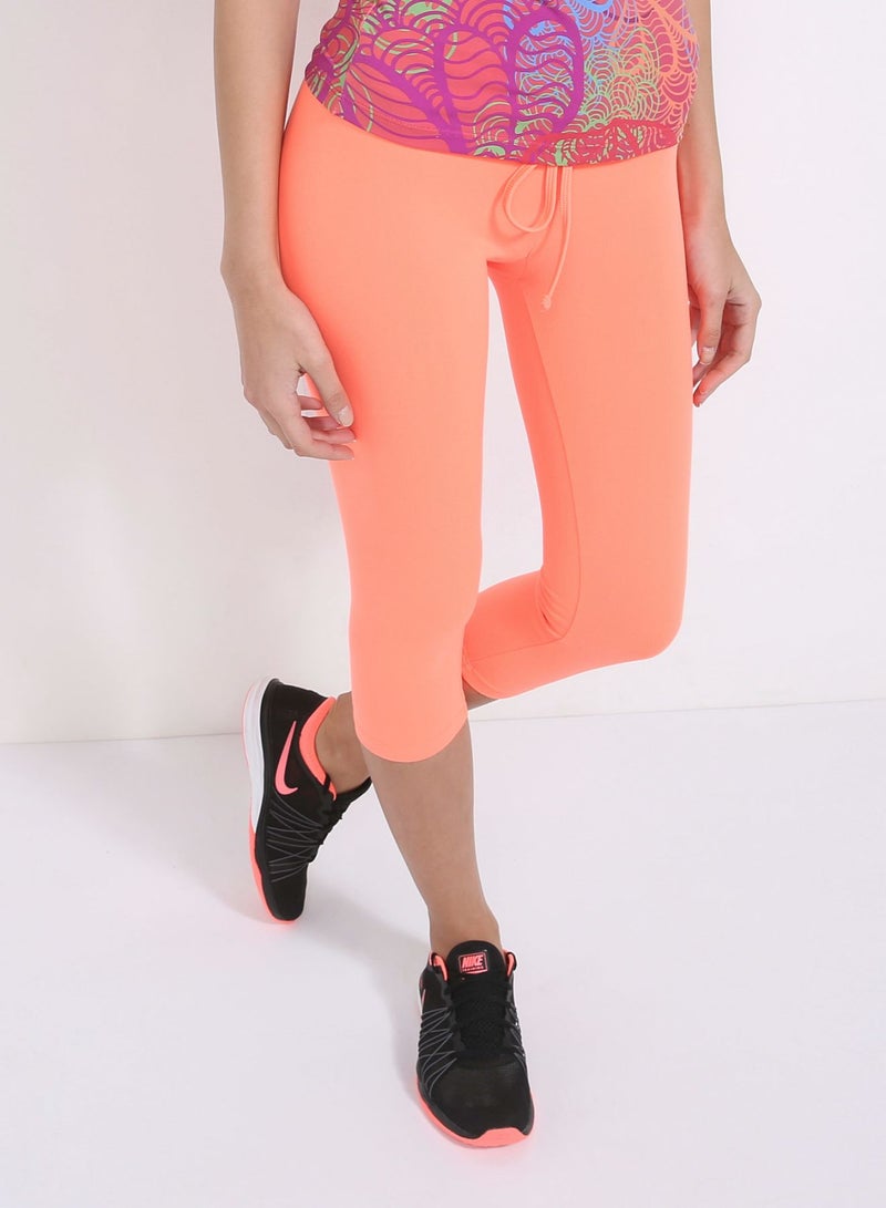 ACTIVEFIT - Sabila Capri Orange - Image 1