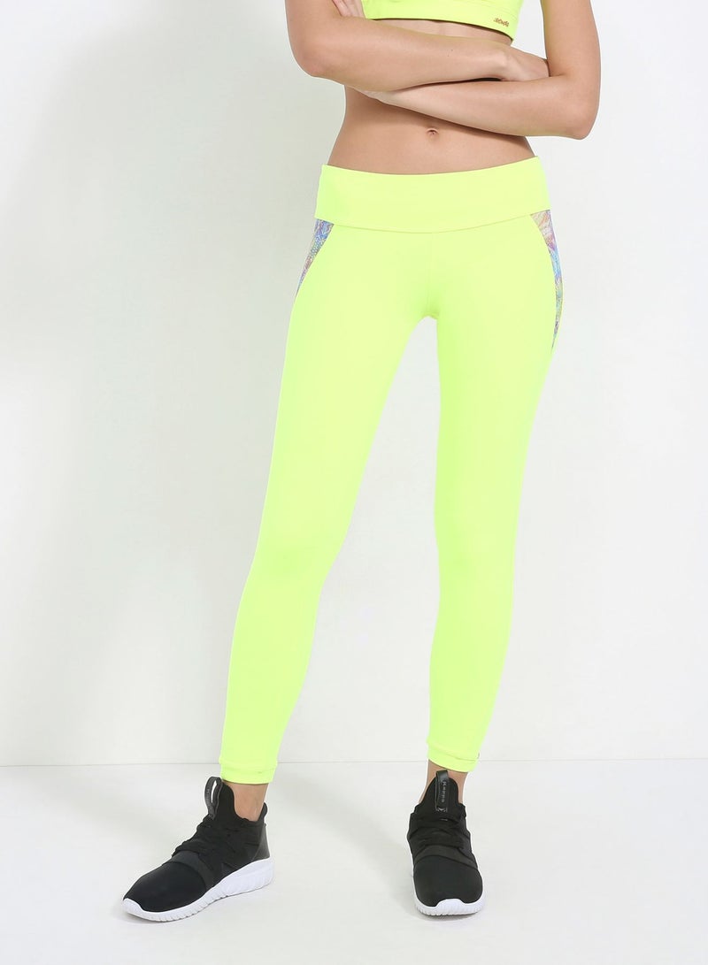 ACTIVEFIT Hippie Leggings Neon Green  - Image 1